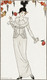 Costumes Parisiens, No 8- Tailleur De Satin Gris De Perle Chapeau De Paille Noir From Journal Des Dames Et Des Modes (1912) By George Barbier (PRT_6199) - Canvas Art Print - 14in X 24in