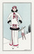 Costumes Parisiens, No 51- Pour St Moritz From Journal Des Dames Et Des Modes (1913) By George Barbier (PRT_6200) - Canvas Art Print - 15in X 23in