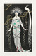 Costumes Parisiens- Grande Robe Du Soir From Journal Des Dames Et Des Modes (1914) By George Barbier (PRT_6221) - Canvas Art Print - 17in X 27in