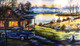 Farmhouse (ART_7891_54275) - Handpainted Art Painting - 14in X 10in
