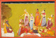 A Group Of Women In Ecstasy Before Madhava, From A Madhavanala Kamakandala (PRT_6360) - Canvas Art Print - 40in X 28in