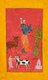 Krishna Fluting (PRT_6404) - Canvas Art Print - 27in X 44in