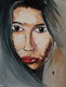 Portrait (ART_5839_54492) - Handpainted Art Painting - 18in X 24in