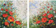 Flower painting  (ART_6706_54460) - Handpainted Art Painting - 30in X 15in