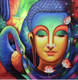 Lord Buddha painting  (ART_6706_54459) - Handpainted Art Painting - 30in X 30in