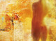 Women with red,orange background shades,Back Beauty,Nude Art