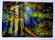The call of the forest  (ART_7907_54553) - Handpainted Art Painting - 11in X 8in