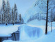 The Deep Freeze  (ART_7897_54498) - Handpainted Art Painting - 48in X 36in