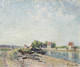 Saint Mamm√®s, Loing Canal (PRT_6675) - Canvas Art Print - 26in X 21in