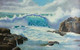 Wave Of Wonder (ART_5868_54802) - Handpainted Art Painting - 36in X 23in