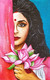 The Bengali Woman - a beautiful lady in acrylic (ART_7283_54736) - Handpainted Art Painting - 6in X 10in