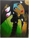 Flaunting Beauty (ART_7415_54428) - Handpainted Art Painting - 18in X 24in
