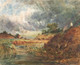 Hampstead Heath By John Constable (PRT_6831) - Canvas Art Print - 31in X 25in