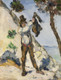 Man With A Jacke By Paul Cezanne (PRT_6853) - Canvas Art Print - 25in X 32in