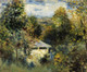 Louveciennes By Pierre Auguste Renoir (PRT_6867) - Canvas Art Print - 33in X 27in