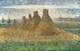 Haystacks By Georges Seurat (PRT_6918) - Canvas Art Print - 23in X 15in