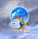 Fish,Aquatic Animal,Goldfish,Nice Blue Fish