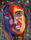 Portrait (ART_5839_54873) - Handpainted Art Painting - 18in X 24in