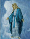 Jesus of Nazareth ,Jesus,Christian denominations, God's important prophets,Blue background shades of colors