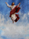 Jesus of Nazareth ,Jesus,Christian denominations, God's important prophets,Blue background shades of colors