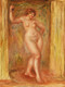 Nude With Castanets By Pierre Auguste Renoir (PRT_6963) - Canvas Art Print - 25in X 33in