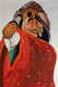 Rajasthani painting  (ART_6189_55035) - Handpainted Art Painting - 12in X 14in