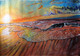 Sunrise beach painting  (ART_6189_55026) - Handpainted Art Painting - 26in X 18in