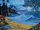 THE SEA LANDSCAPE (ART_2419_29487) - Handpainted Art Painting - 14in X 10in
