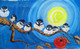 The little birds  (ART_2419_28688) - Handpainted Art Painting - 14in X 9in