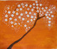 Flowers like stars (ART_2419_21771) - Handpainted Art Painting - 11in X 9in