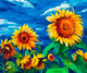flower, blossom, sunflower, yellow flower