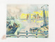 Boats At Flushing (Bateaux √† Flessingue) By Paul Signac (PRT_7304) - Canvas Art Print - 23in X 18in