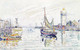 View Of Les Sables D'Olonne (1929) By Paul Signac (PRT_7301) - Canvas Art Print - 21in X 14in