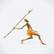 figurative, man, man throwing spear, spear, tribal man, tribal, tribe
