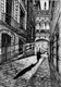 Street Scene¬î- Bridge of Bridge of Sighs in the Gothic QuarterBarcelonaSpain  (ART_7954_55368) - Handpainted Art Painting - 9in X 12in