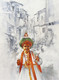 I love India(Wasudev) (ART_1038_55372) - Handpainted Art Painting - 24in X 32in