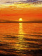 Sunset - 24in X 32in,32landscape13_2432,Community Artists Group,Canvas,Oil Colors,Beautiful, Sunset,Sun,Museum Quality - 100% Handpainted - Buy Painting Online in India