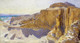 Cliffs At Deir El Bahri, Egypt By John Singer Sargent (PRT_7347) - Canvas Art Print - 22in X 12in