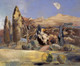 Landscape Of The Moon's First Quarter (1943) By Paul Nash (PRT_7353) - Canvas Art Print - 23in X 19in