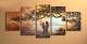 Heaven of Love - 52in X 32in (Details Inside),Oil Colors,Museum Quality - 100% Handpainted,Multipiece Paintings,Tree - Buy Painting Online in India.