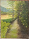 Meadow River (ART_7995_55873) - Handpainted Art Painting - 18in X 24in