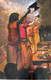 GANGA AARTI AT VARANASI (ART_7951_55836) - Handpainted Art Painting - 24in X 36in