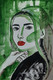 Portrait - Dream (ART_5839_55736) - Handpainted Art Painting - 16in X 24in