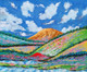 Flower Valley Dreamland (Landscape) 1 (ART_5244_56049) - Handpainted Art Painting - 23in X 18in