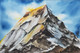 Reachable - Towering mountain  (ART_8006_56024) - Handpainted Art Painting - 10in X 6in