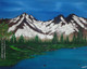 Mountain (ART_8004_55986) - Handpainted Art Painting - 30in X 24in