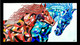 2 Horses with beautiful colour combinations (ART_7664_55791) - Handpainted Art Painting - 38in X 20in