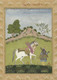 Kalki With His White Horse Devadatta (PRT_7803) - Canvas Art Print - 20in X 28in