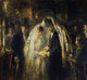 Jewish Wedding By Jozef Isra√´ls (PRT_7906) - Canvas Art Print - 30in X 28in
