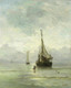 Kalme Zee By Hendrik Willem Mesdag (PRT_7907) - Canvas Art Print - 18in X 23in